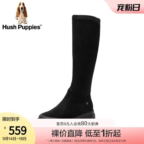 Hush Puppies2020暇步士冬新简约性感成熟透气过膝女长靴D2V02DG0图片