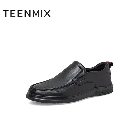 Teenmix/天美意2023春新款商场同款舒适爸爸鞋男休闲皮鞋DSY06AM3商品大图